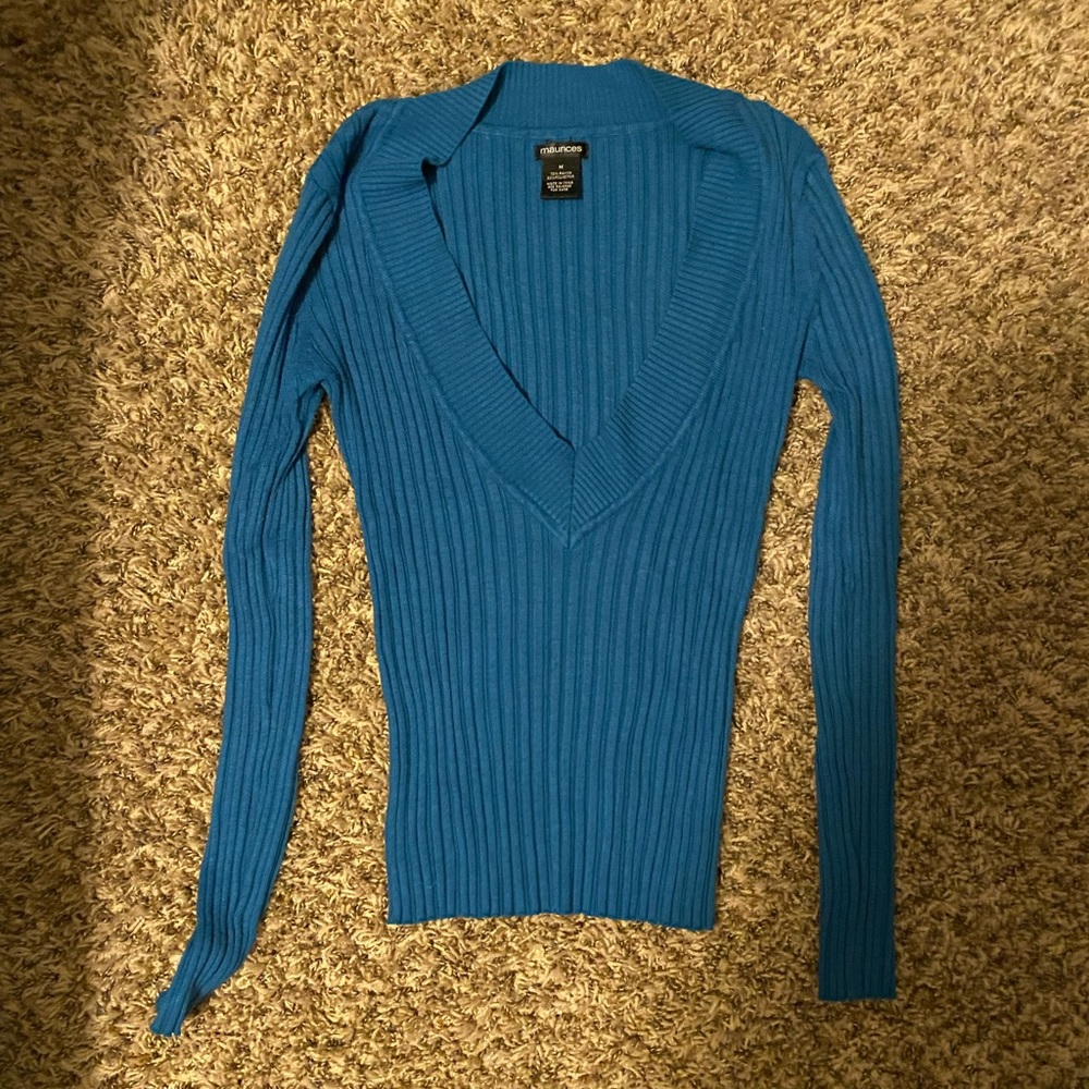 Maurices blue sweater size medium